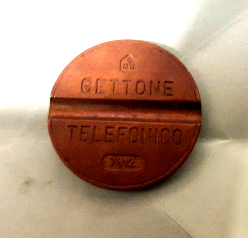 Gettone telefonico sip 7812 - telefonico,