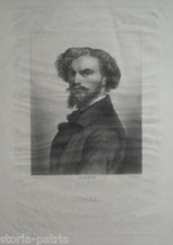 CABANEL_SUGGESTIVO ANTICO RITRATTO_BELLA INCISIONE DELL'800_WOLFF_CHARDON_RARITA