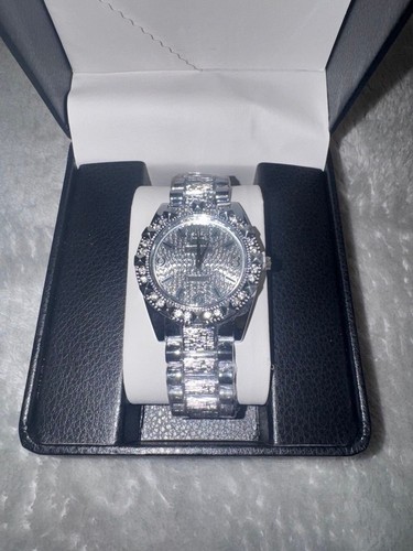 Orologio moissanite ice - moissanite, out