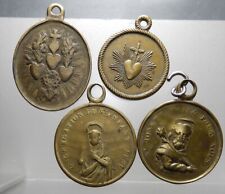Lotto di 4 medaglie religiose / votive.