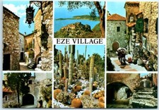 Cartolina - Villaggio Souvenir d'Èze, Francia