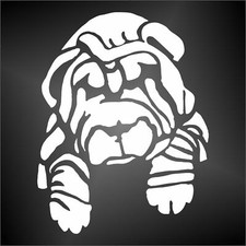 adesivo prespaziato Sharpei