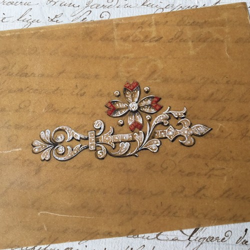 Disegno antico gioiello