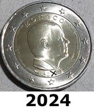 Monaco - monete da 2 euro 2024