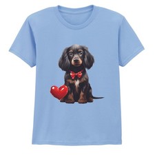 T-shirt bassotto cucciolo cani