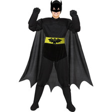 COSTUME DEMONE NERO 6/7 ANNI