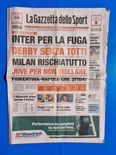 GAZZETTA DELLO SPORT 31 OTTOBRE 2007 INTER-ROMA-TOTTI-MILAN-JUVENTUS-LAPO ELKANN