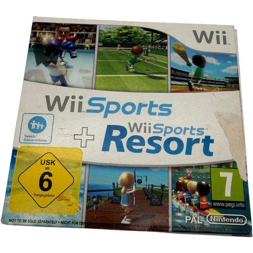 Wii sports resort - wii, +