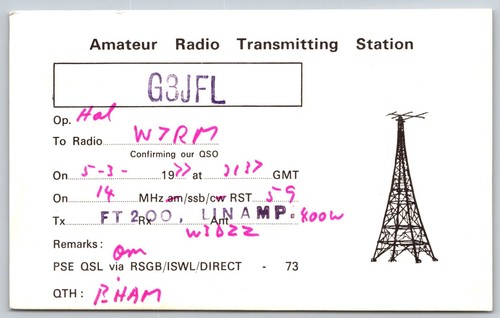 Scheda qsl radioamatore - scheda,
