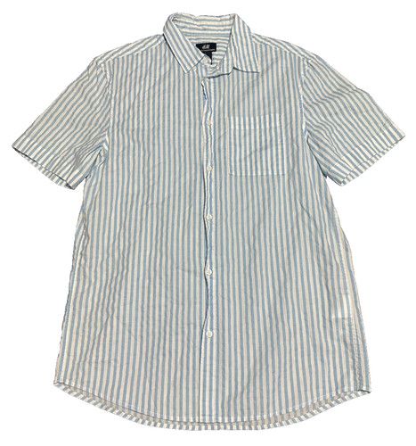 Camicia uomo piccola blu - h&m,