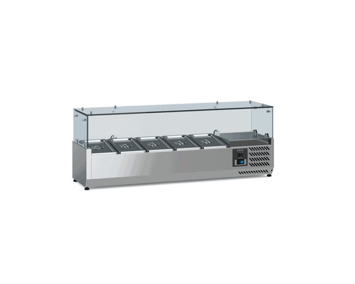 Vetrina appoggio gn x 5 - da,