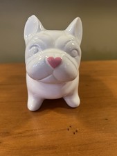 French Bulldog White Pink