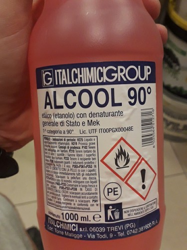 Alcool etilico denaturato - alcool,