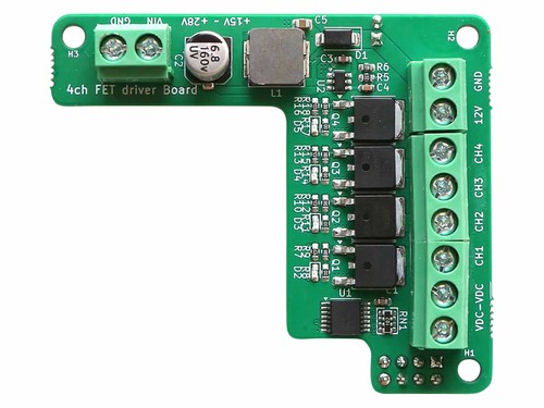 Scheda fet odroid - canali, per