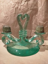 Candelabro Art Deco Vetro Di Murano Anni '30