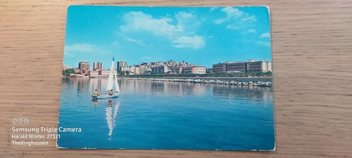 Cartolina cagliari panorama - cagliari, e