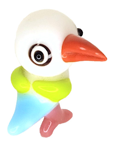 Murano 80s miniatura uccello - 80s,