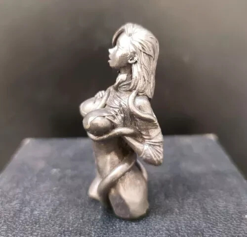Statua ragazza rame - , bianco