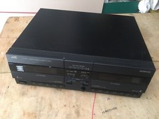 JVC TD-WE91 Stereo Double Cassette Deck FUNZIONANTE Auto Reverse Dolby Piastra