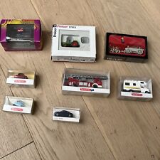 8 veicoli H0 1:87 Wiking Preiser Herpa, IMBALLO ORIGINALE, camper, vigili del fuoco, Audi, trattore
