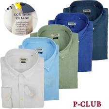 Camicia Uomo 100% Puro Lino