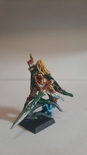 Warhammer Fantasy Wood Elf Lord Hero champion Metal Painted elfi silvani 