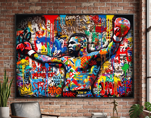 Mike tyson originale graffiti - mike,