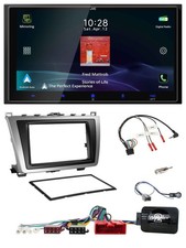 JVC USB Bluetooth 2DIN DAB volante autoradio per Mazda 6 2010-2012 nero/sillaba