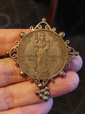 Spilla argento doppio fiorino