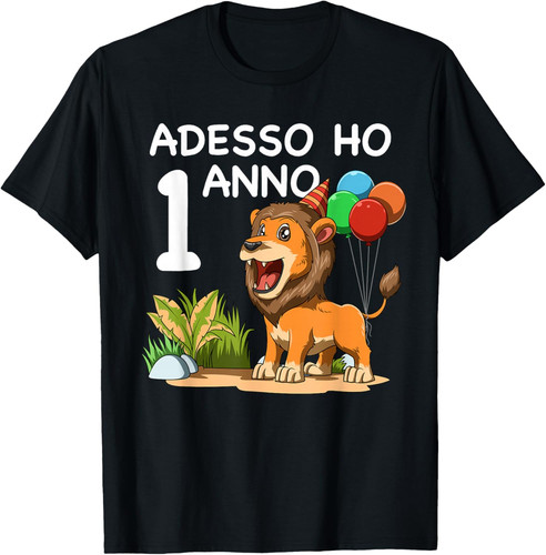 Compleanno bambini leone - &,