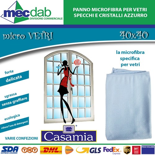 Panno microfibra per vetri - microfibra,