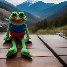 Peluche Pepe la rana, non