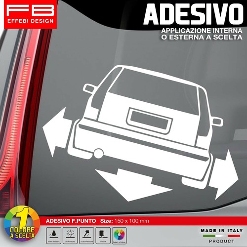 Adesivi stickers fiat punto - adesivi, gt