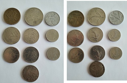 L18 lotto 10 monete - ,