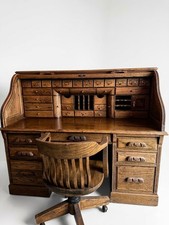 Scrivania vintage rovere