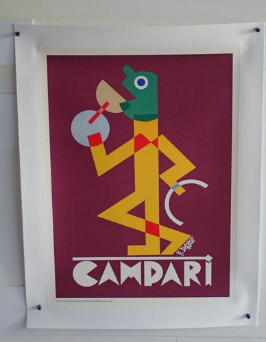 Manifesto affiche campari - campari, de