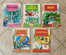 SEMPREFIABA MALIPIERO -SERIE DI 5 FIABE VINTAGE-ANNI 70-DA MAGAZZINO