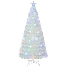 Albero di Natale Pre illuminato in Fibra Ottica 120/150/180/210 cm Albero di