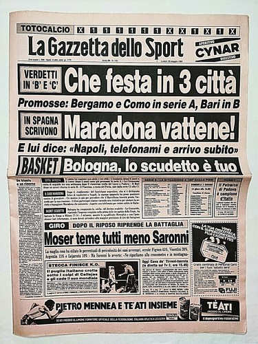 Gazzetta dello sport maggio - dello, 28