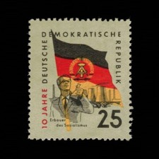 Germany, DDR, Scott 460, Flag & Chemist, 1959, MH, 108288