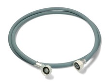 TUBO DI CARICO ACQUA 2 mt CON 1 CONNETTORE ANGOLATO x LAVATRICI E LAVASTOVIGLIE