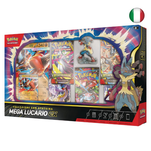 Mega lucario collezione con - mega, ex