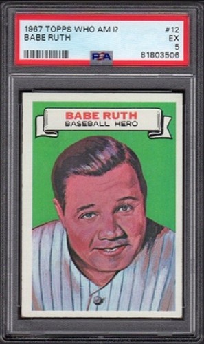 1967 babe ruth topps chi - topps,