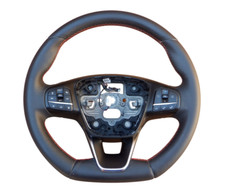 New leather steering wheel - leather,