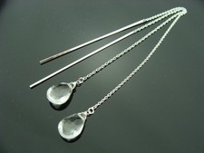 Orecchini con filo pendenti