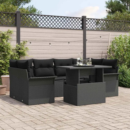 Set divano giardino pcs - divano, 7