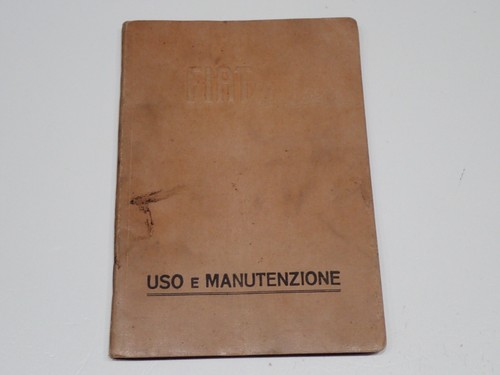 Fiat 520 libretto - fiat, e