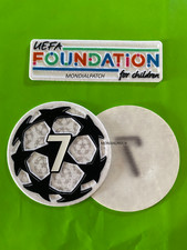 TOPPA PATCH UFFICIALE CHAMPIONS 7 STARBALL + UEFA FOUNDATION 2018 2024