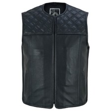 Gilet in pelle da motociclista