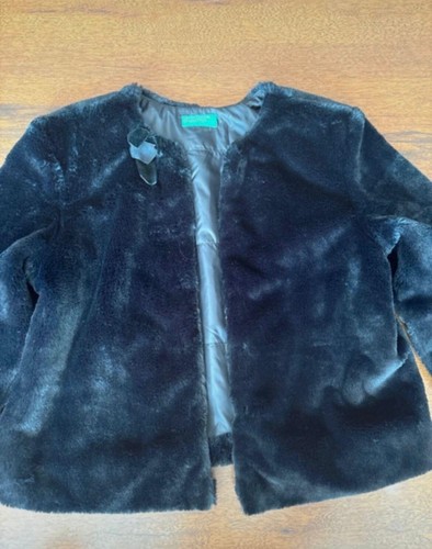 Pellicciotto nero per - , bimba
